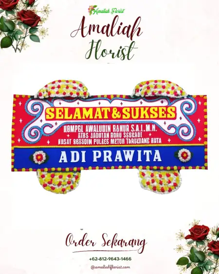 Papan Bunga Ucapan Selamat Gondangrawe